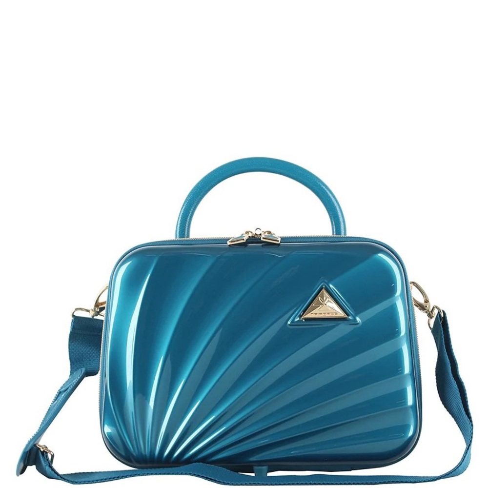 Triforce Luggage Sienna Hardside Beauty Case - Teal